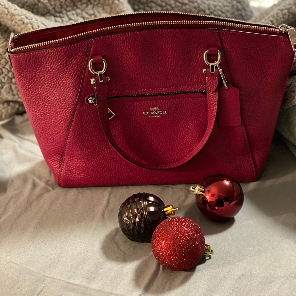 Coach pebble leather satchel - Picture 6 of 16